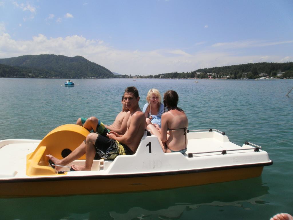 Ferienpension Garni Hubert Rigelnik Sankt Kanzian am Klopeiner See Kültér fotó